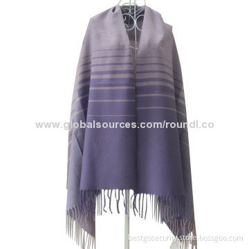 Shawl, Made of 100% Acrylic, Fashionable StyleNew